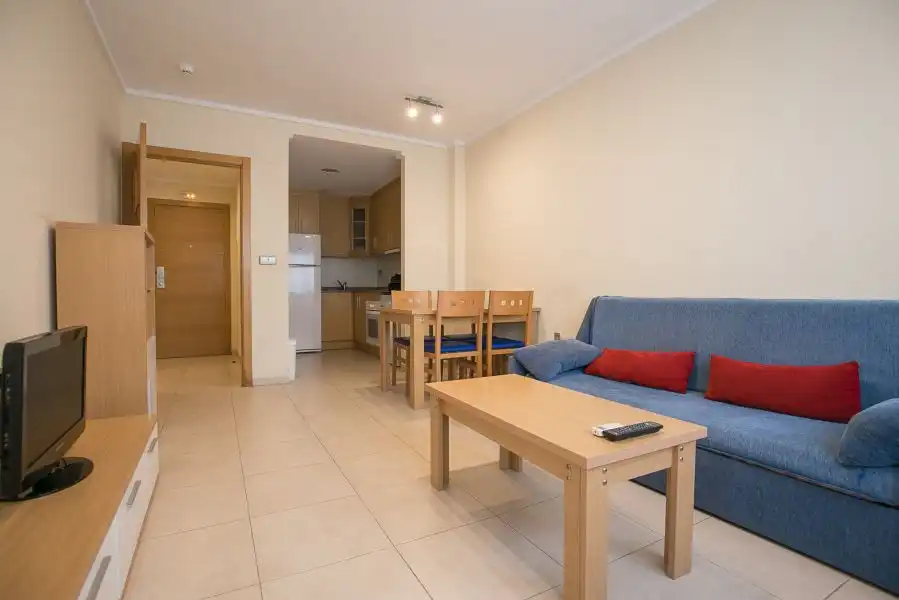 Sala d'estar de Apartament en venda en Alicante / Alacant amb Aire condicionat, Calefacció i Jardí privat
