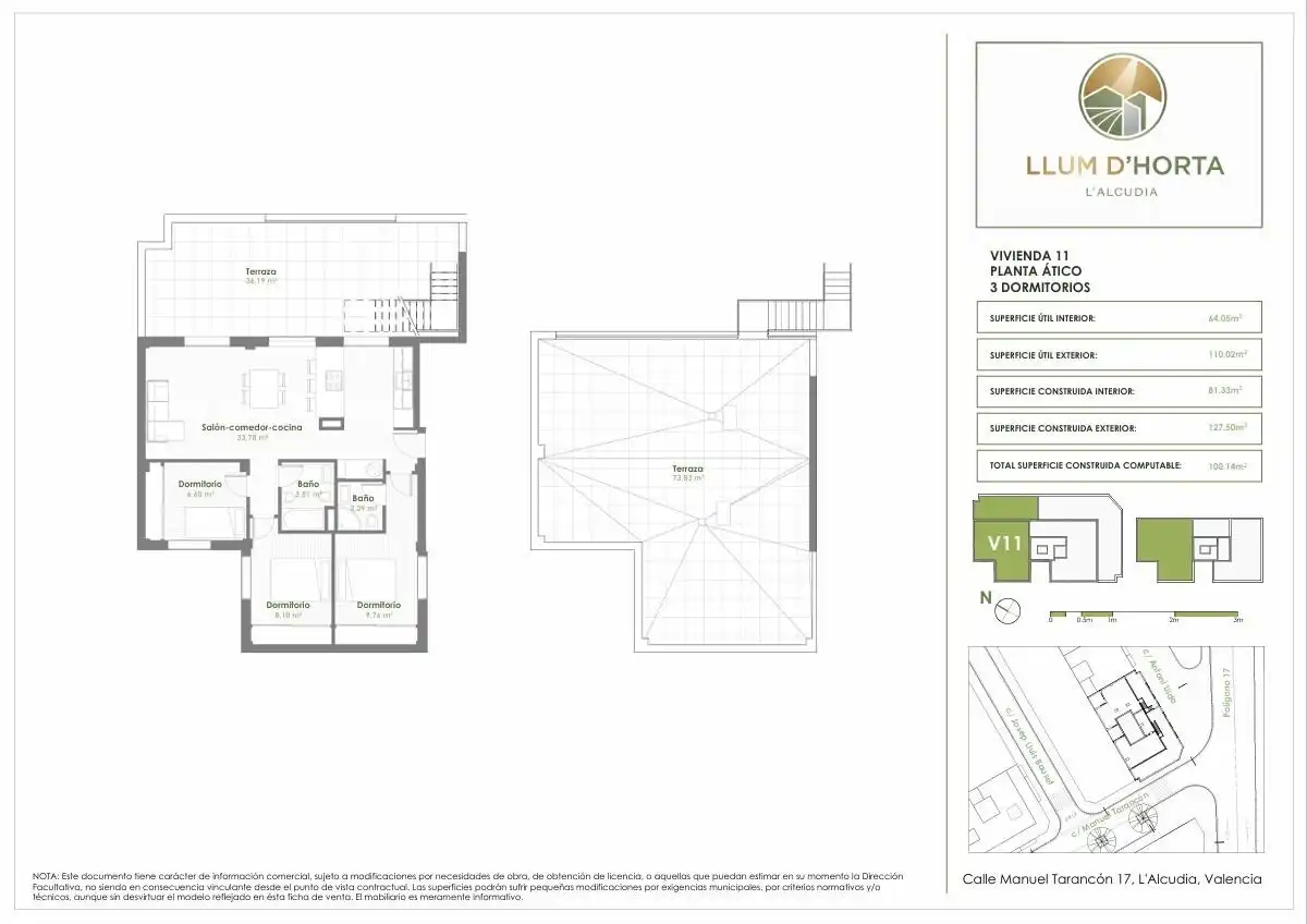Piso en venta en L'Alcúdia con Aire acondicionado y Balcón