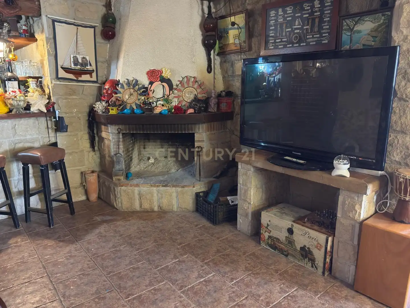 Living room of Houses for sale in Cunit  with Air Conditioner