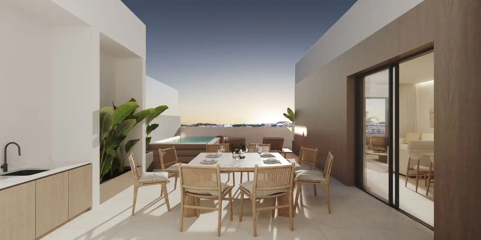 Terraza de Piso en venta en Marbella con Terraza