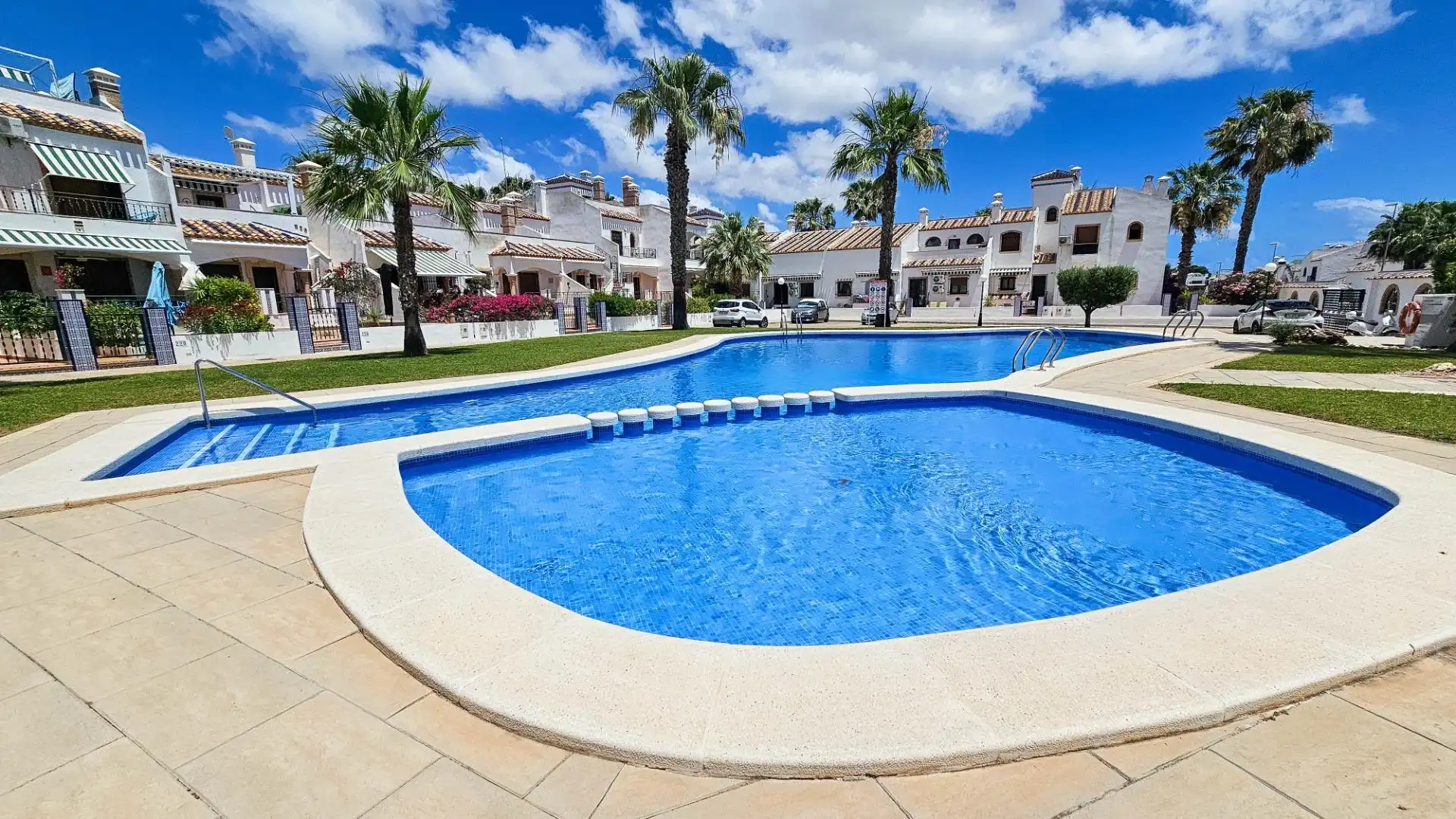 Swimming pool of Detached homes for sale in Orihuela  with Private garden, Terrace and Furnished