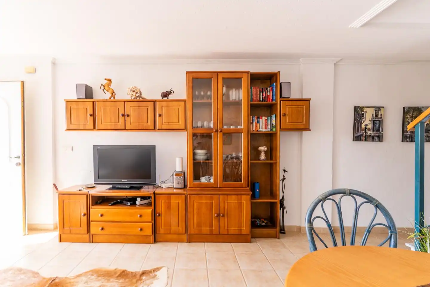 Sala de estar de Casa adosada en venta en Santa Pola con Aire acondicionado, Terraza y Piscina