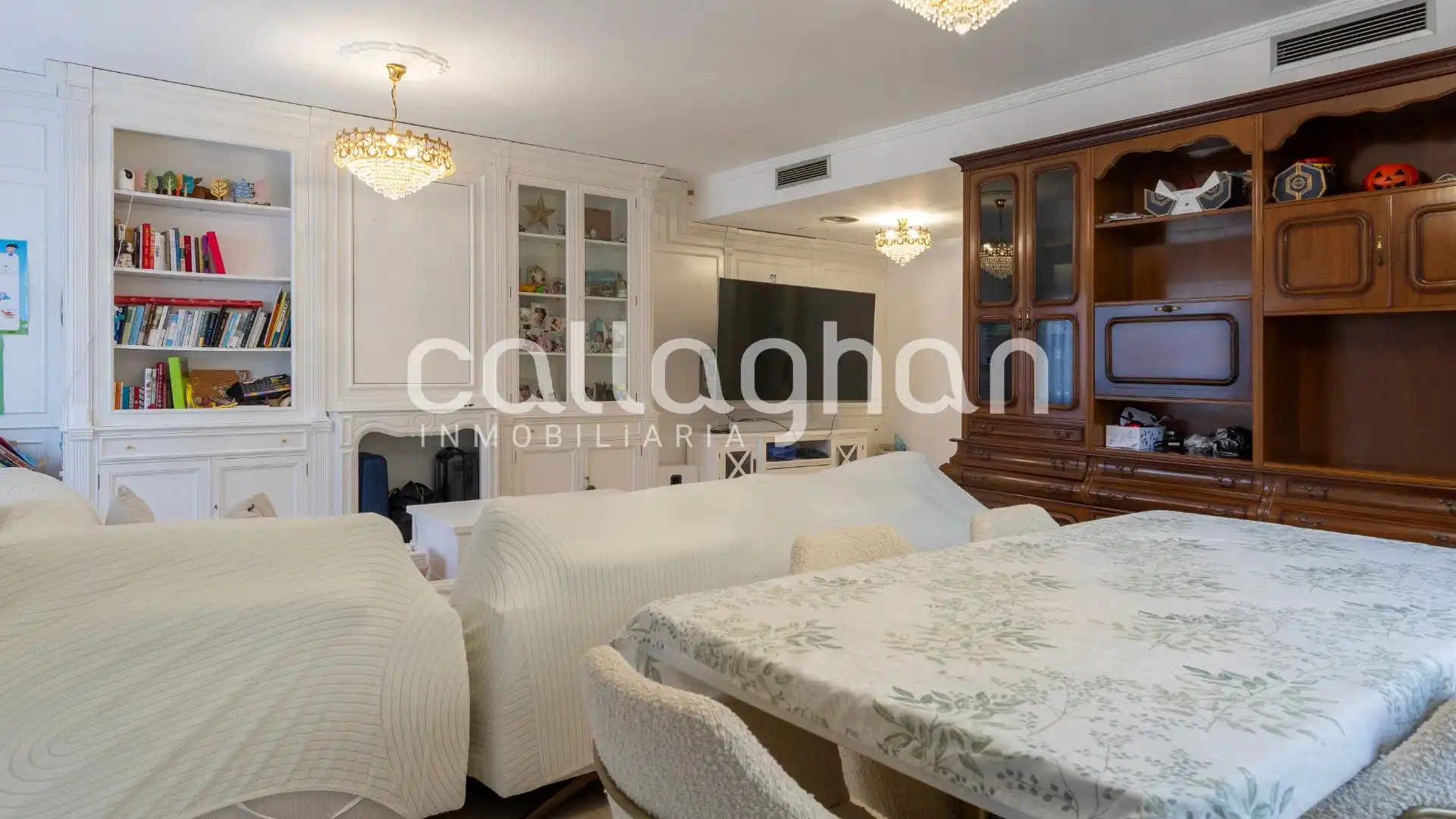 Sala de estar de Casa o chalet en venta en Gandia con Aire acondicionado, Amueblado y Jacuzzi
