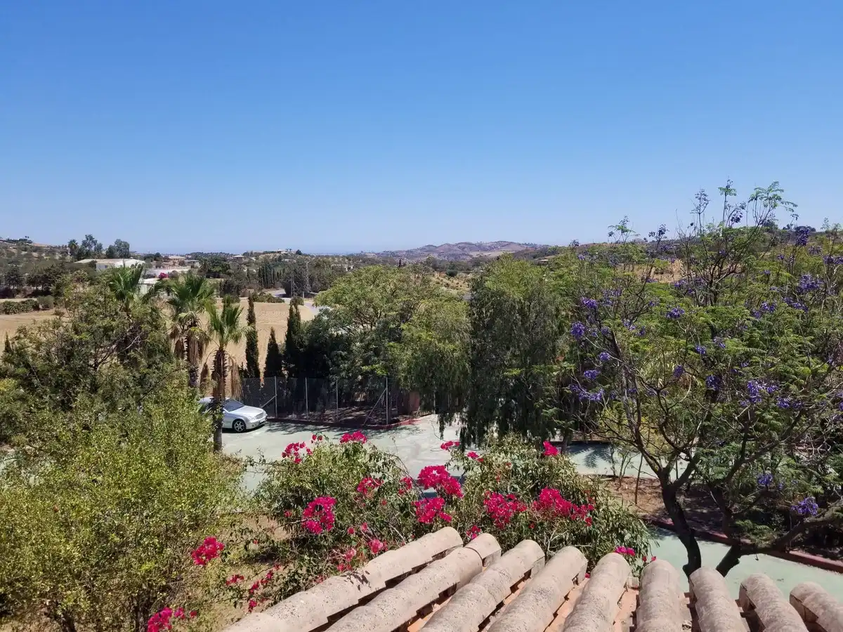 Vista exterior de Casa o chalet en venta en Mijas con Aire acondicionado, Jardín privado y Terraza