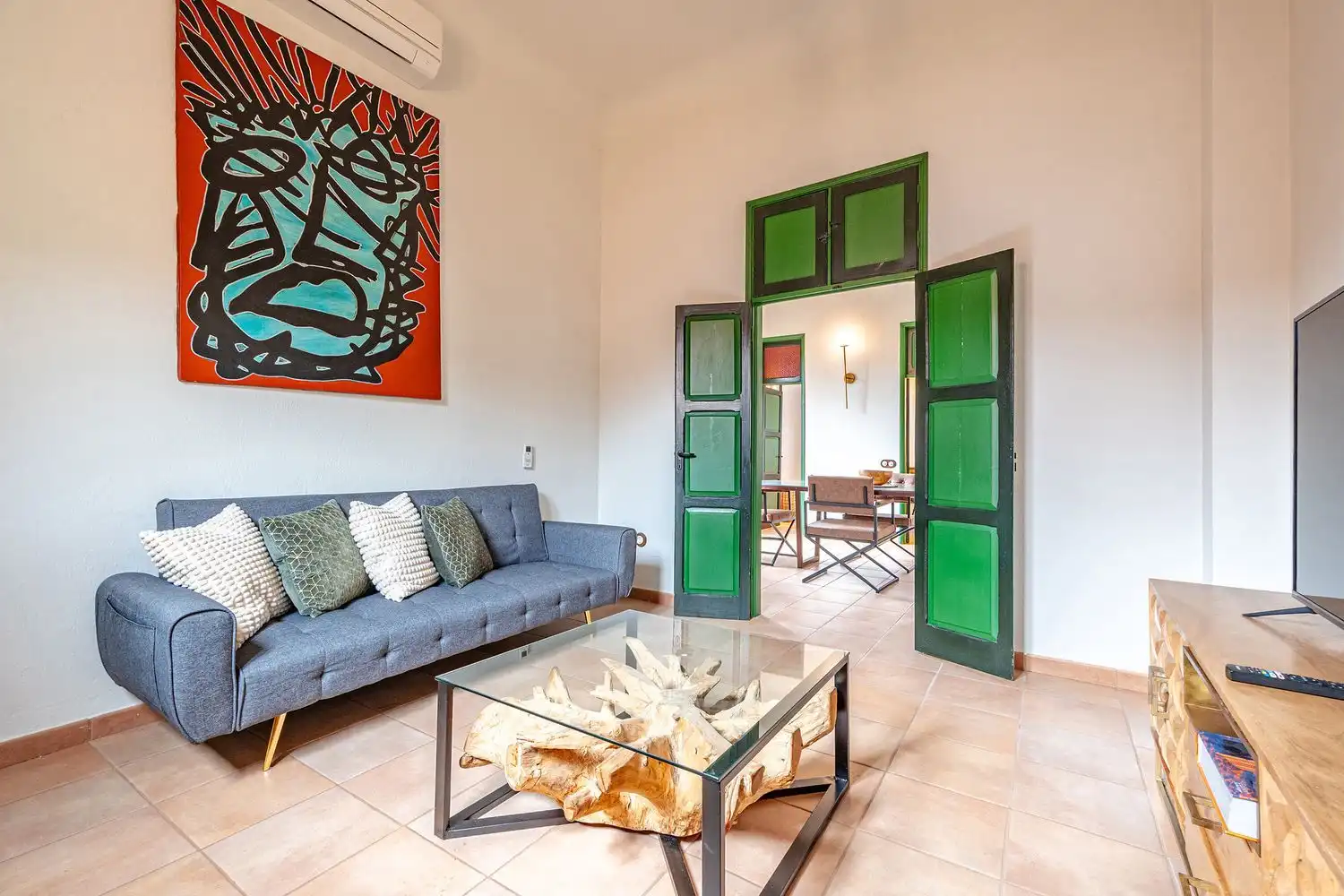 Sala de estar de Casa o chalet en venta en Telde con Jardín privado, Terraza y Piscina