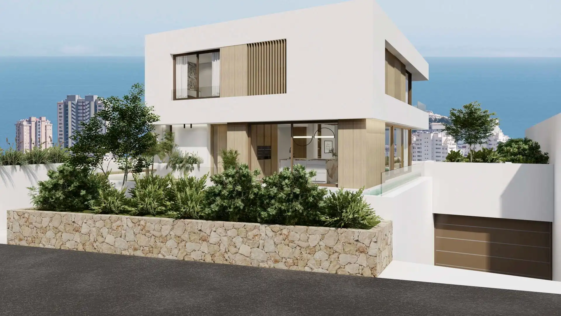 Chalet con piscina en venta en Balcón de Finestrat - Terra Marina