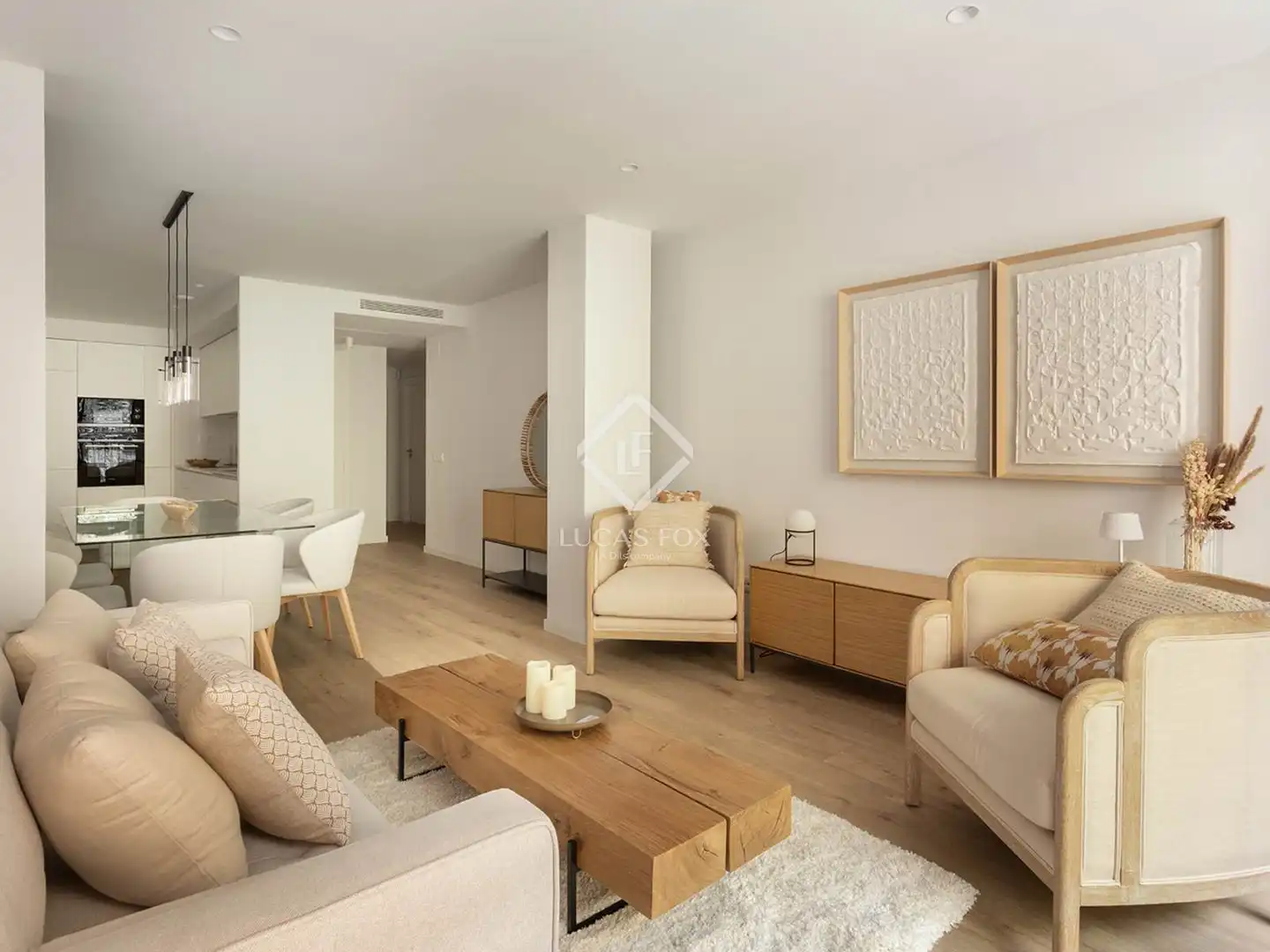 Living room of Flat for sale in Barcelona  with Air Conditioner, Heating and Terrace