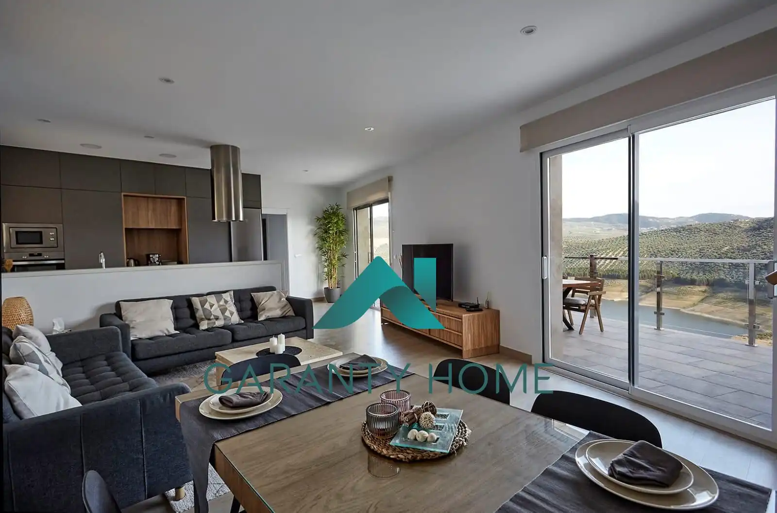 Living room of Houses for rent in Iznájar  with Air Conditioner, Terrace and Jacuzzi