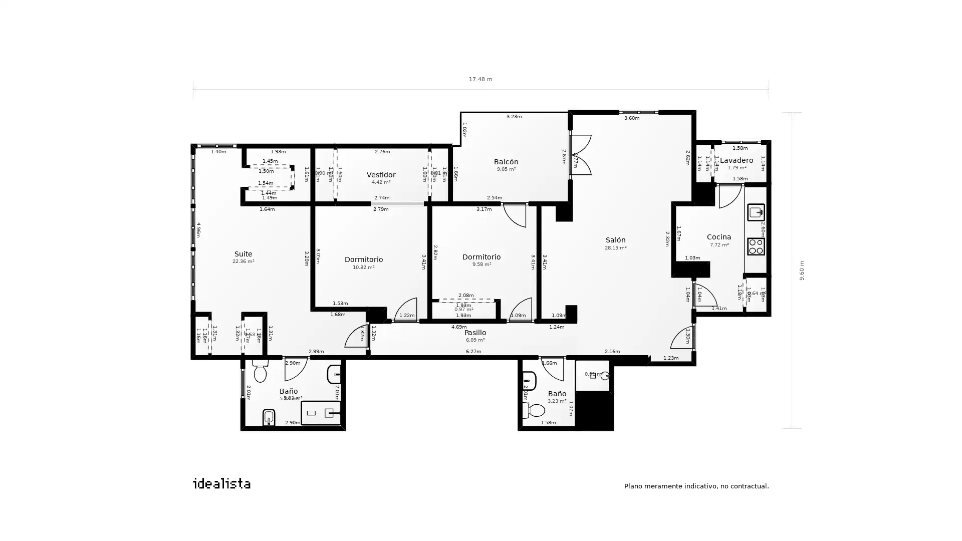 Wohnung zum Verkauf in Málaga mit Klimaanlage, Heizung und Terrasse
