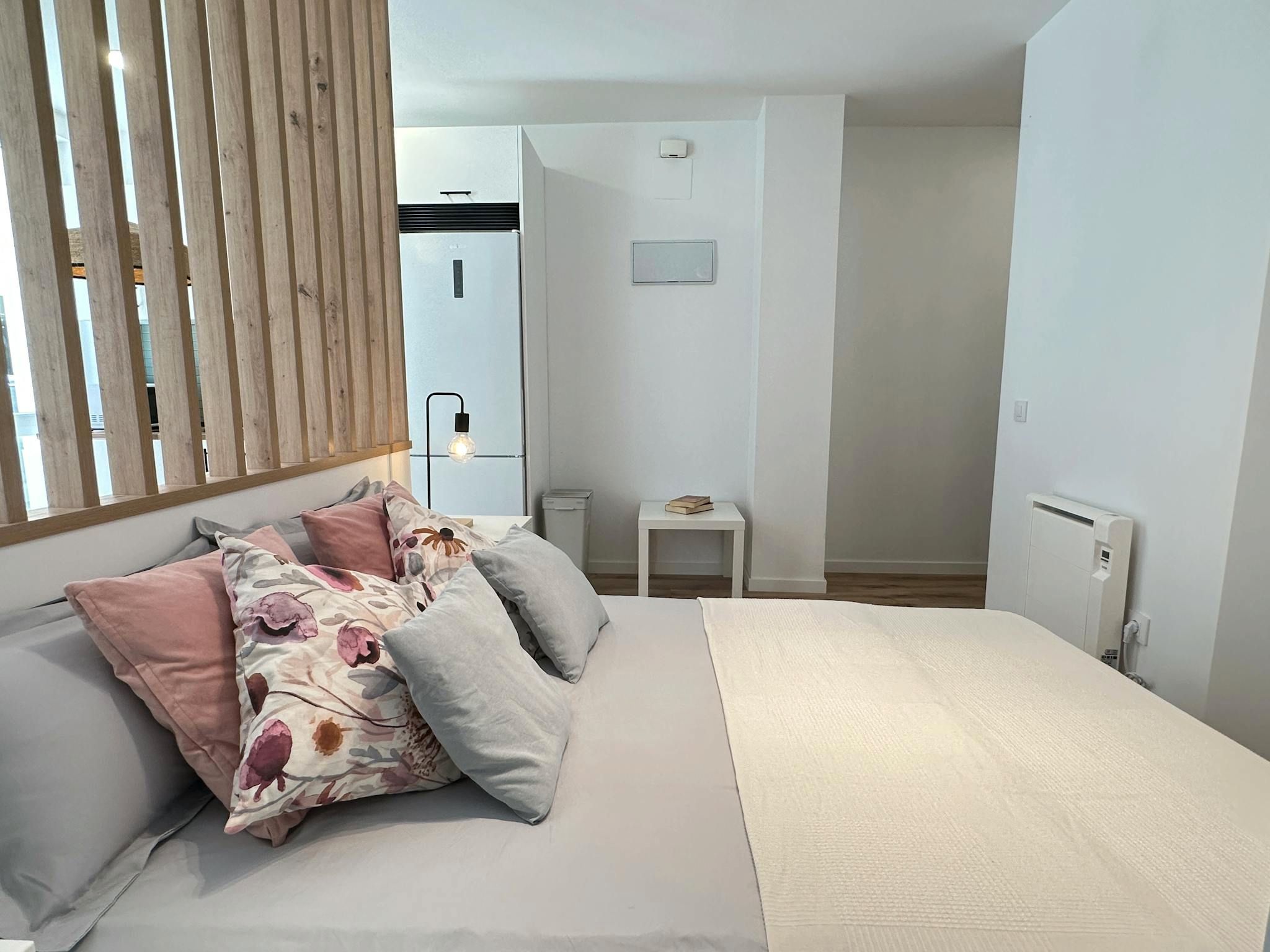 Bedroom of Flat to rent in  Madrid Capital  with Heating, Furnished and Washing machine