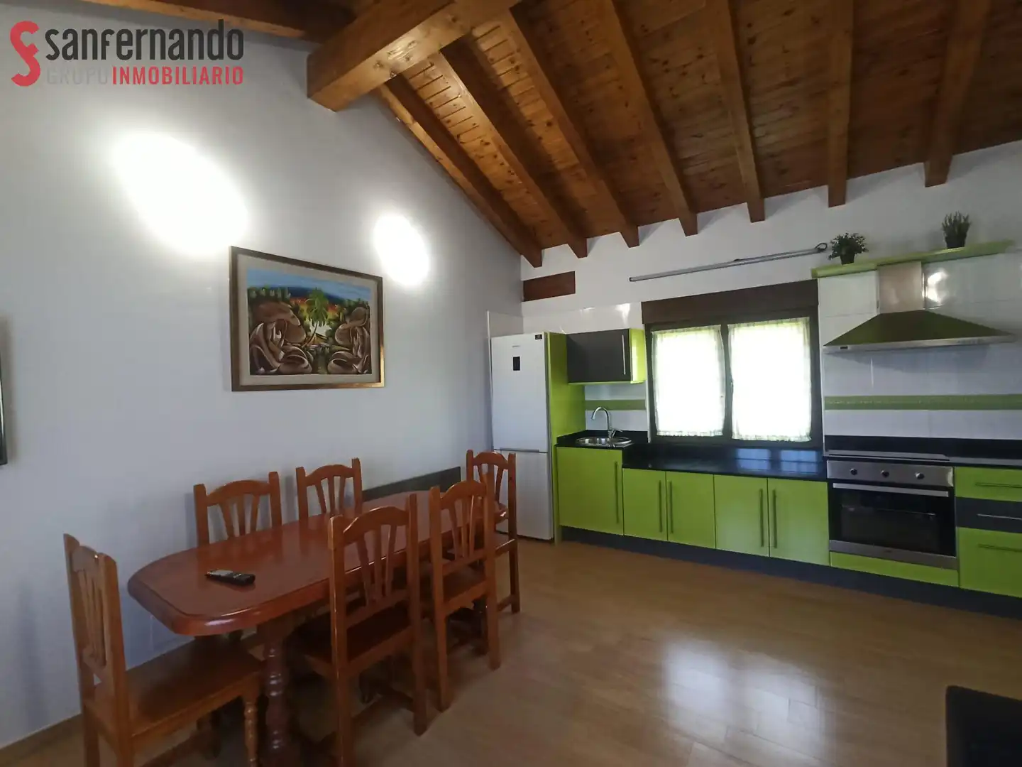 Cocina de Piso de alquiler en Santillana del Mar con Calefacción, Jardín privado y Terraza