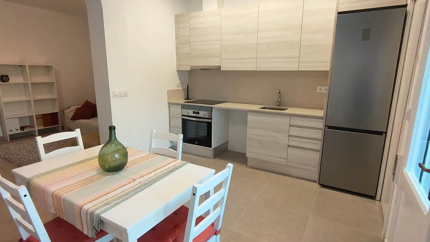 Cuina de Casa o xalet de lloguer en Terrassa amb Jardí privat, Terrassa i Moblat