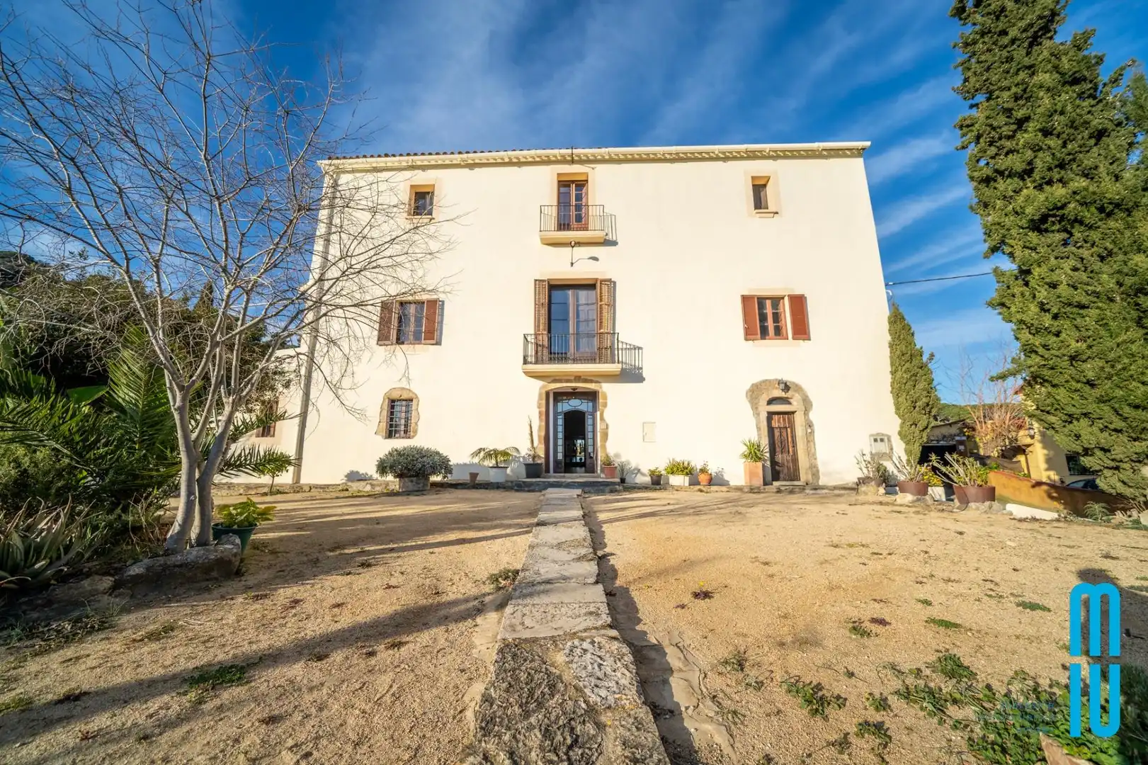 Außenansicht von Country house zur Miete in Tordera mit Heizung, Privatgarten und Terrasse