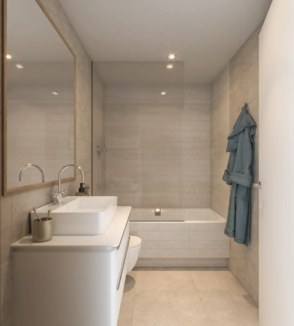 Bathroom of Attic for sale in Pollença  with Air Conditioner, Heating and Parquet flooring