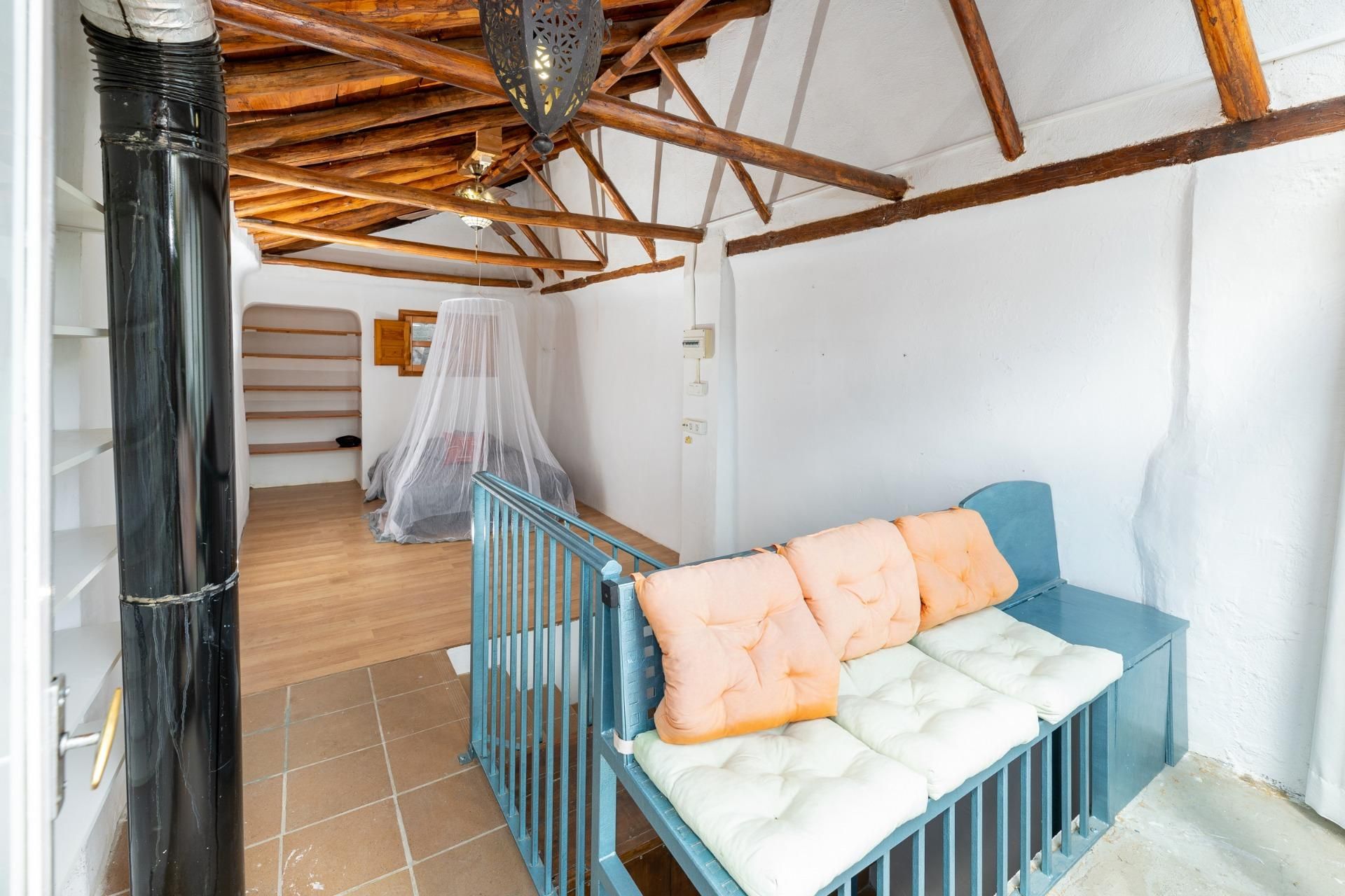 Dormitori de Casa adosada en venda en  Granada Capital amb Terrassa i Balcó