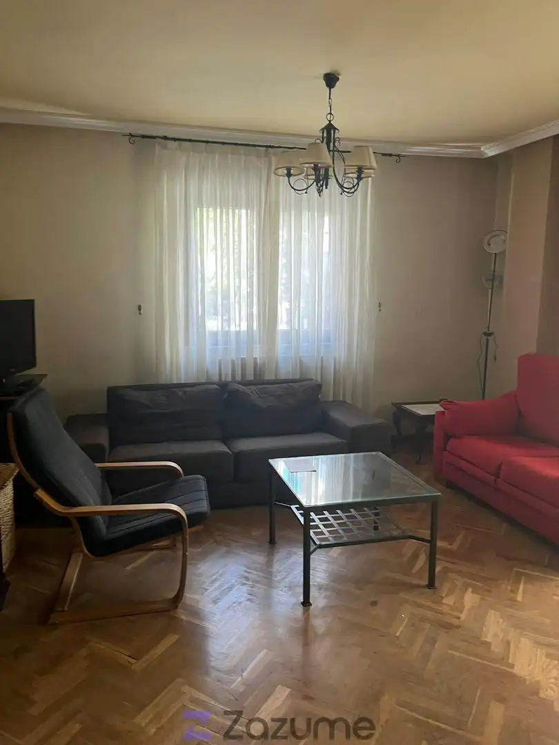 Living room of Flat for rent in Salamanca  with Heating, Parquet flooring and Terrace