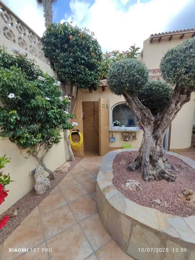 Garden of Houses for sale in Benitachell / El Poble Nou de Benitatxell  with Air Conditioner, Heating and Private garden