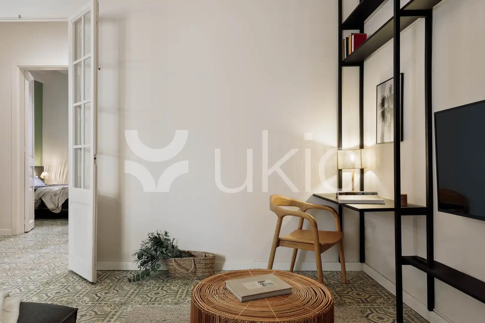 Habitación de Apartamento de alquiler en Barcelona con Aire acondicionado, Calefacción y Terraza