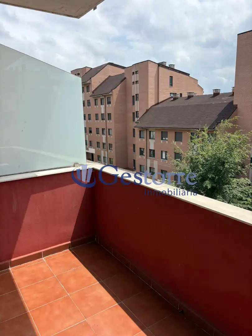 Terrasse von Wohnung zur Miete in Oviedo  mit Heizung, Privatgarten und Parkett