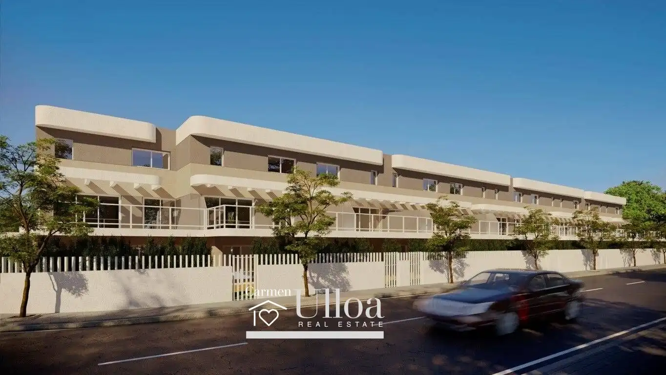 Exterior view of Ground floor for sale in Monforte del Cid  with Air Conditioner, Heating and Private garden