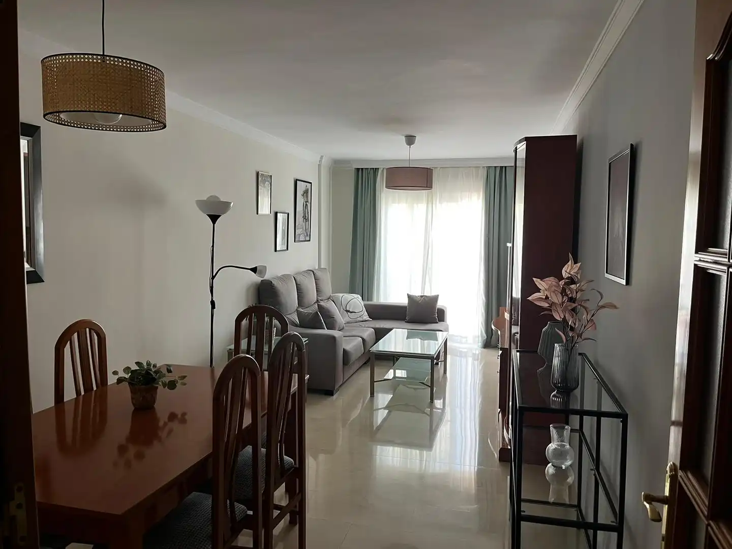 Sala de estar de Piso de alquiler en Málaga con Aire acondicionado, Calefacción y Amueblado