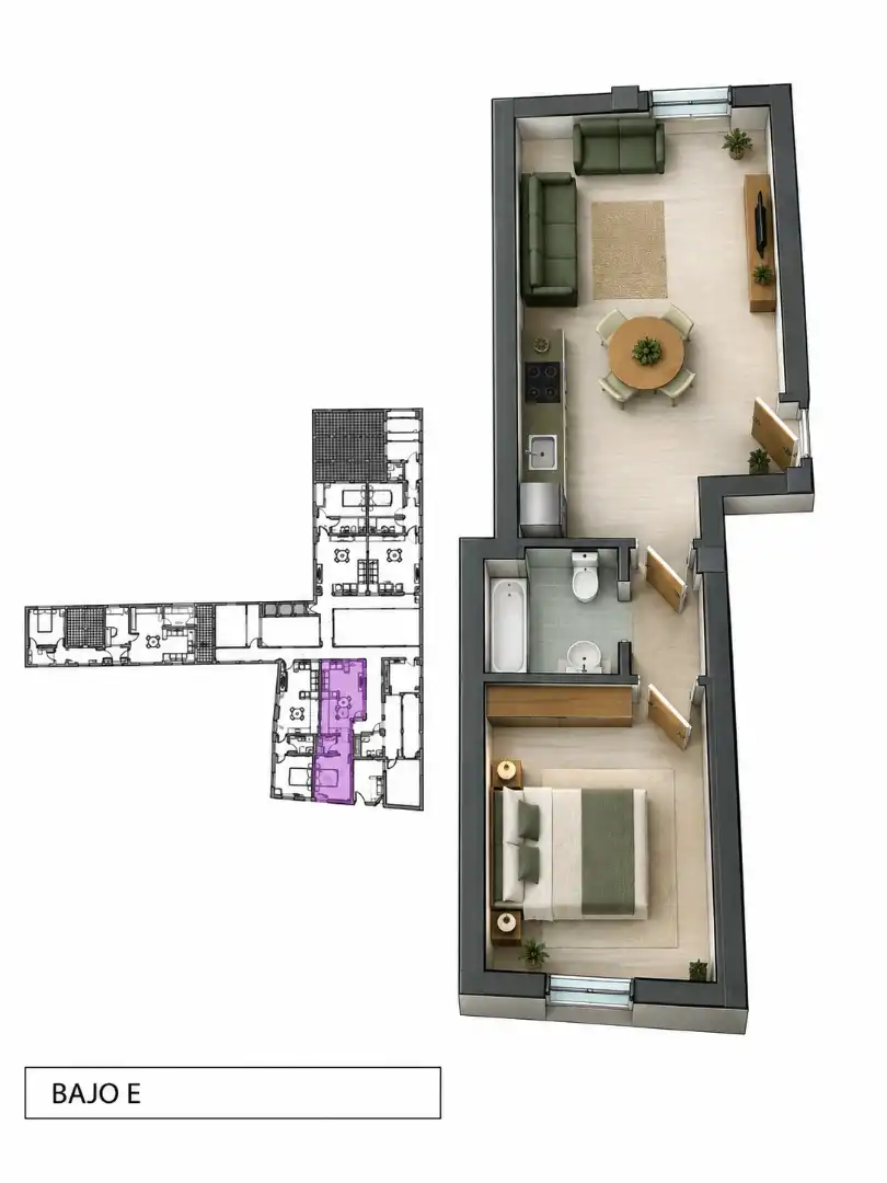 Apartament d'obra nova amb terrassa en venda a Calle del Castillo 47, imagen 2
