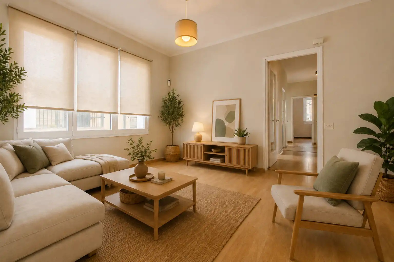 Sala de estar de Casa o chalet en venta en Premià de Mar con Parquet, Balcón y Alarma