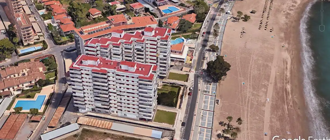 Exterior view of Apartments for sale in Benicasim / Benicàssim  with Private garden, Terrace and Community pool
