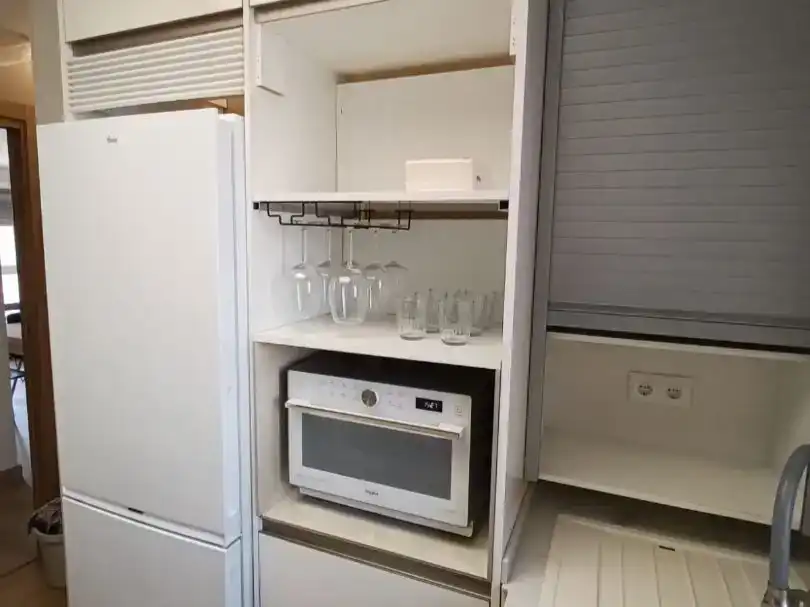 Cocina de Piso de alquiler en Santander con Parquet y Amueblado