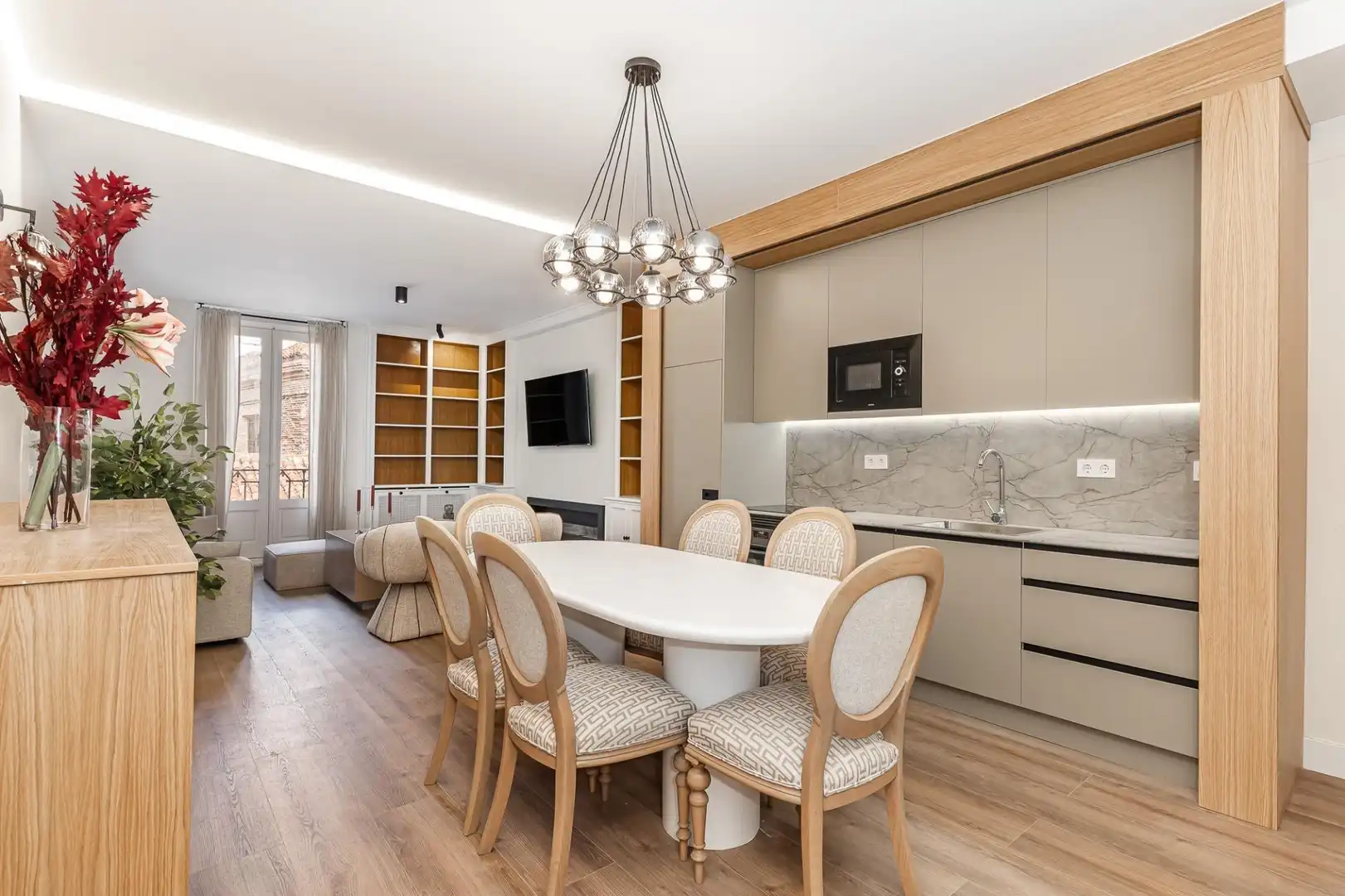 Esszimmer von Wohnung zum Verkauf in Madrid mit Klimaanlage, Heizung und Möbliert