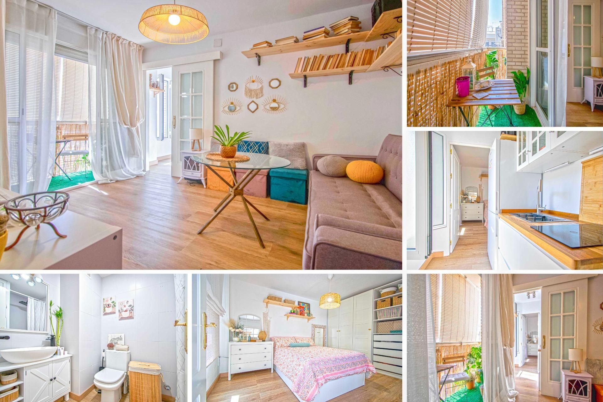 Bedroom of Apartment for sale in  Sevilla Capital  with Air Conditioner and Terrace