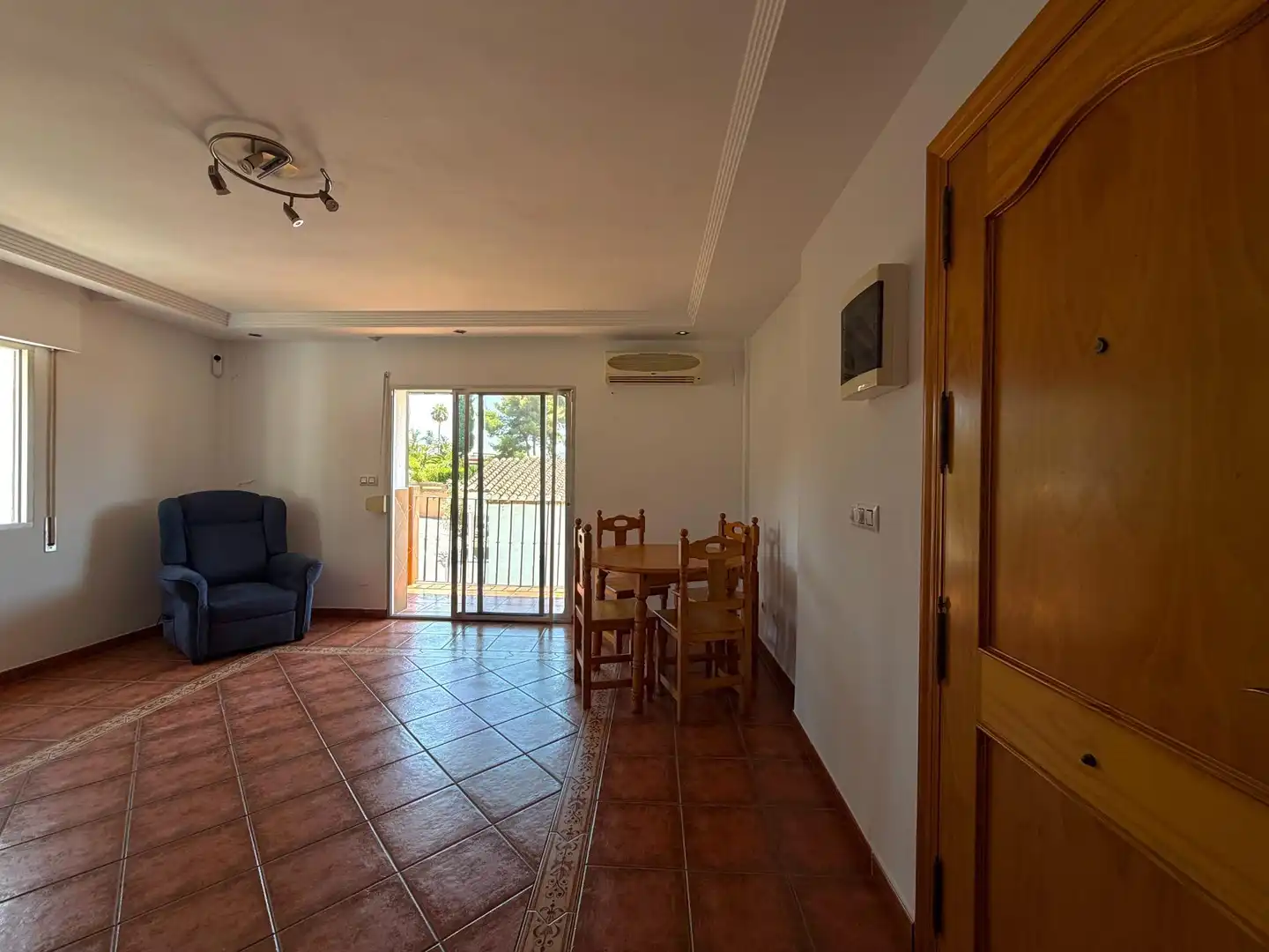 Sala de estar de Apartamento en venta en Mijas con Aire acondicionado, Jardín privado y Terraza