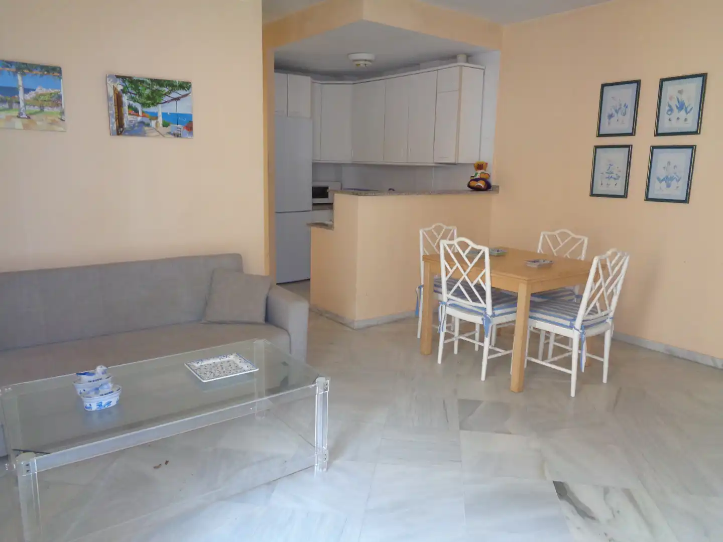 Esszimmer von Wohnungen zum Verkauf in Islantilla mit Klimaanlage, Terrasse und Gemeinschaftspool