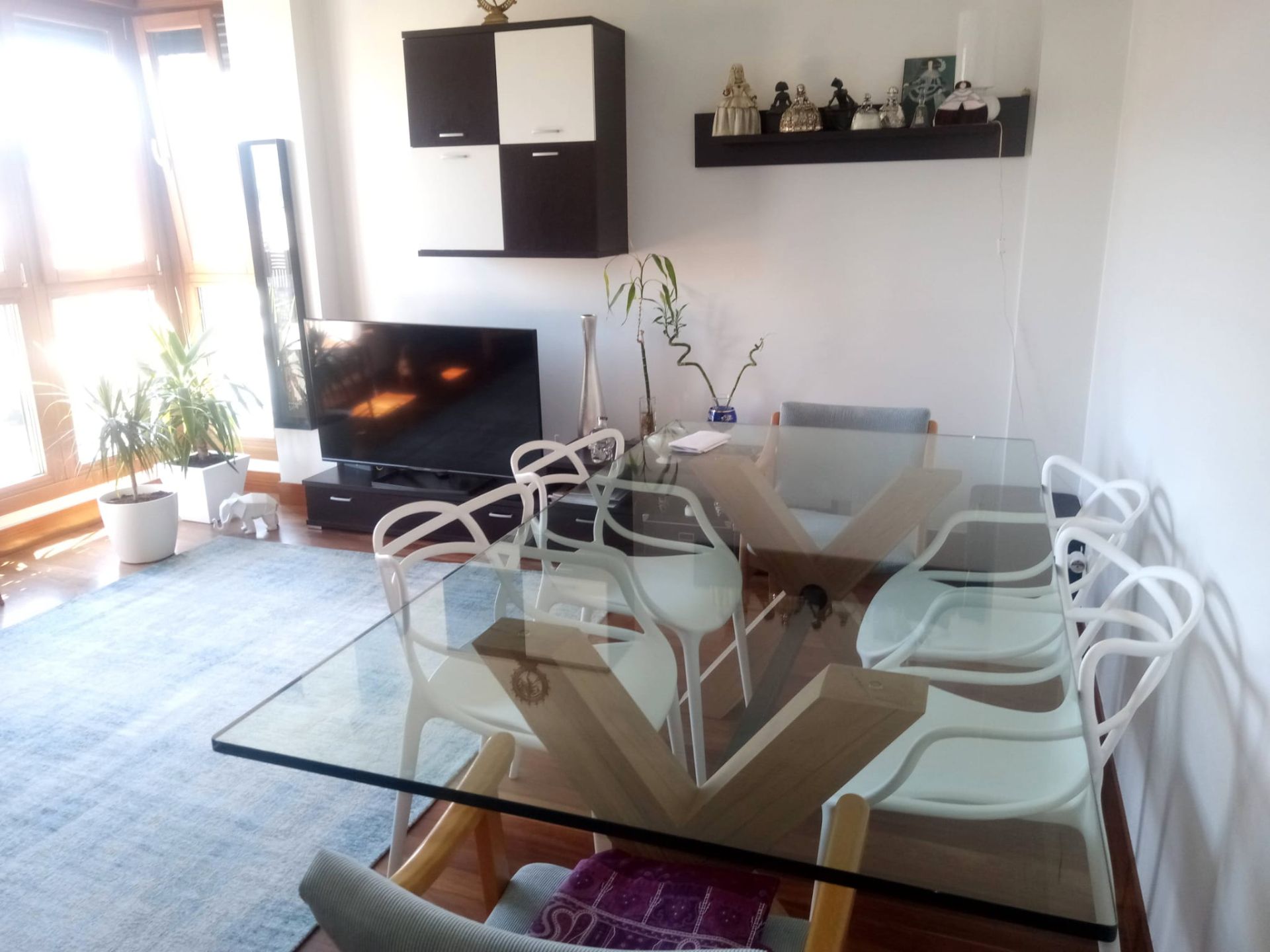 Dining room of Flat to rent in Bilbao   with Heating, Furnished and Oven