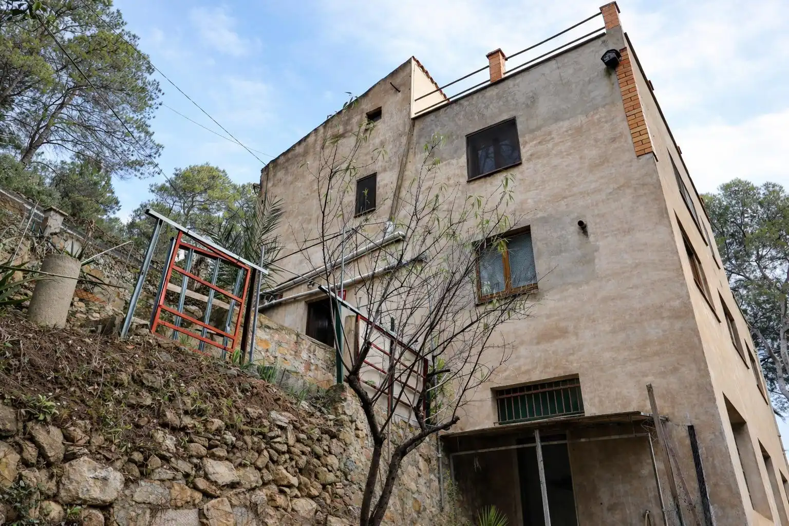 Vista exterior de Casa o chalet en venta en Monistrol de Montserrat con Aire acondicionado, Jardín privado y Terraza