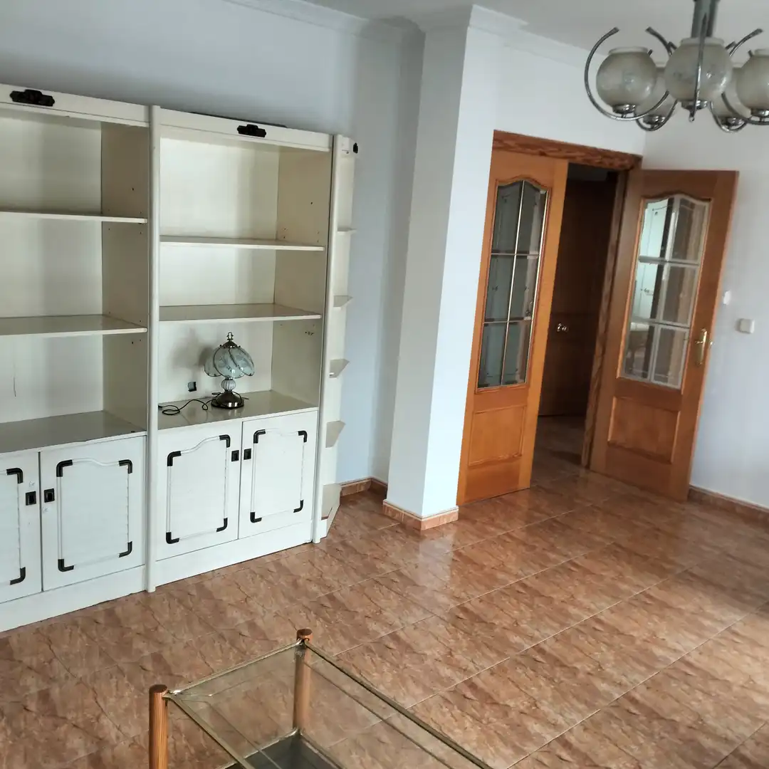 Living room of Flat for rent in Munera  with Heating, Terrace and Furnished