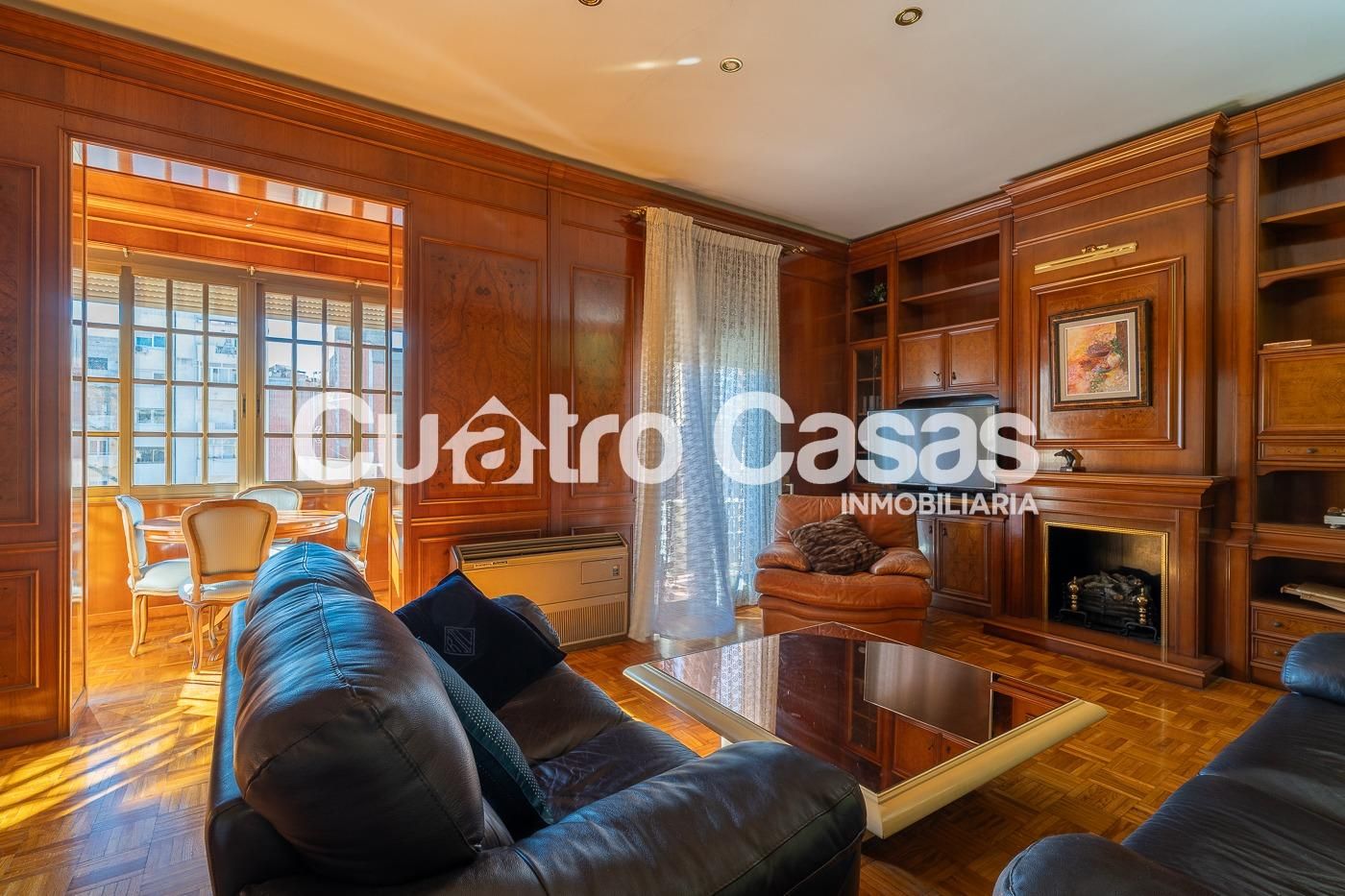 Sala d'estar de Pis en venda en  Barcelona Capital amb Aire condicionat i Calefacció