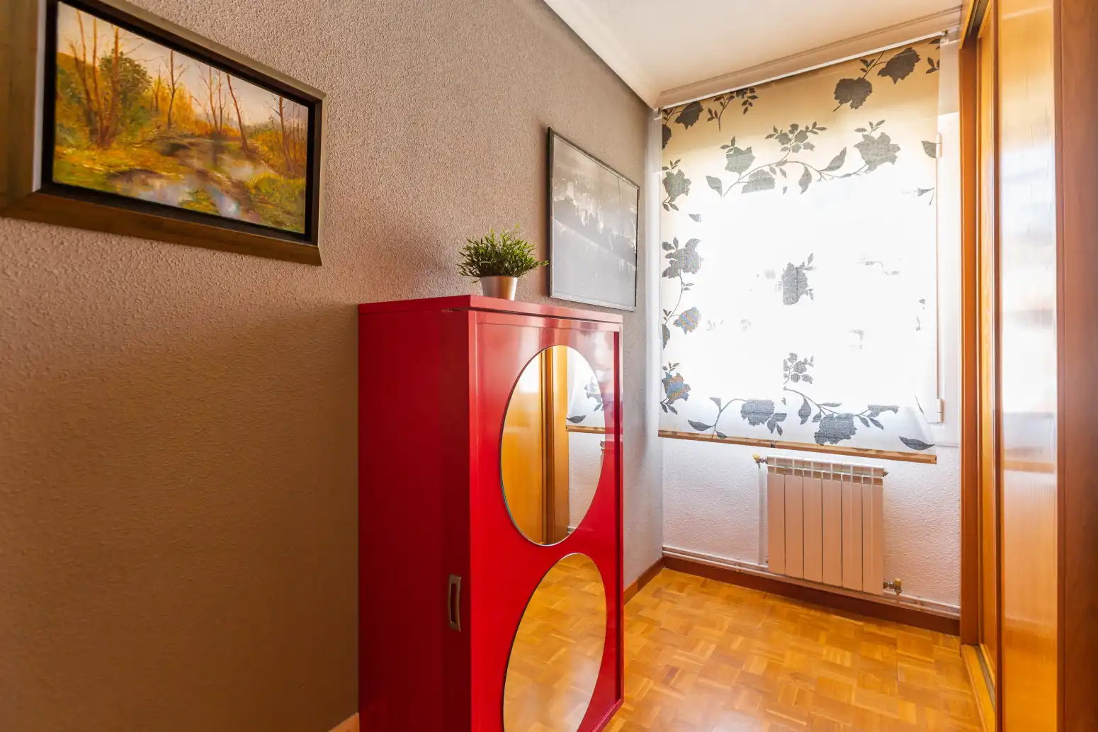 Bedroom of Flat for sale in  Pamplona / Iruña  with Heating, Parquet flooring and Terrace