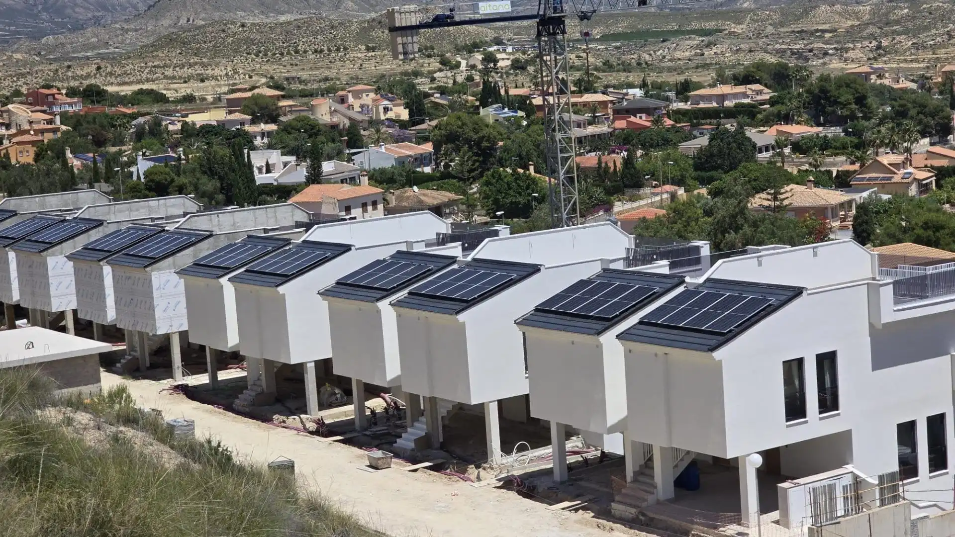Vista exterior de Apartamento en venta en Mutxamel con Aire acondicionado, Calefacción y Terraza