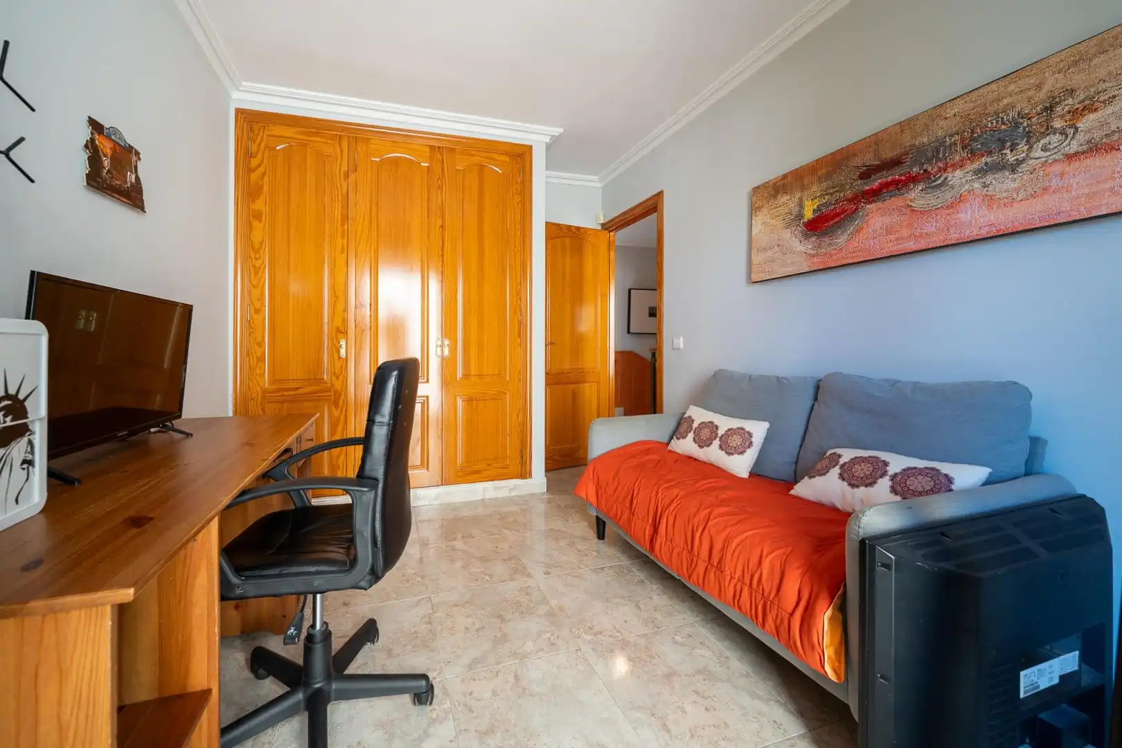 Dormitori de Casa adosada en venda en  Palma de Mallorca amb Aire condicionat, Calefacció i Terrassa