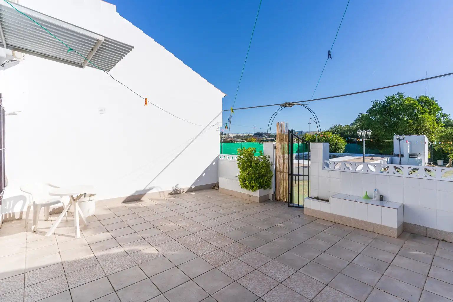 Terrace of Country homes for sale in Bonares  with Private garden, Terrace and Swimming Pool