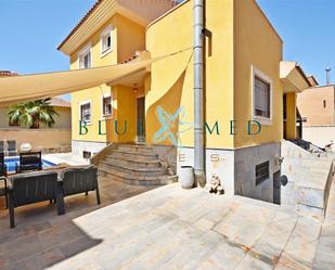 Exterior view of House or chalet for sale in Mazarrón  with Air Conditioner, Heating and Private garden