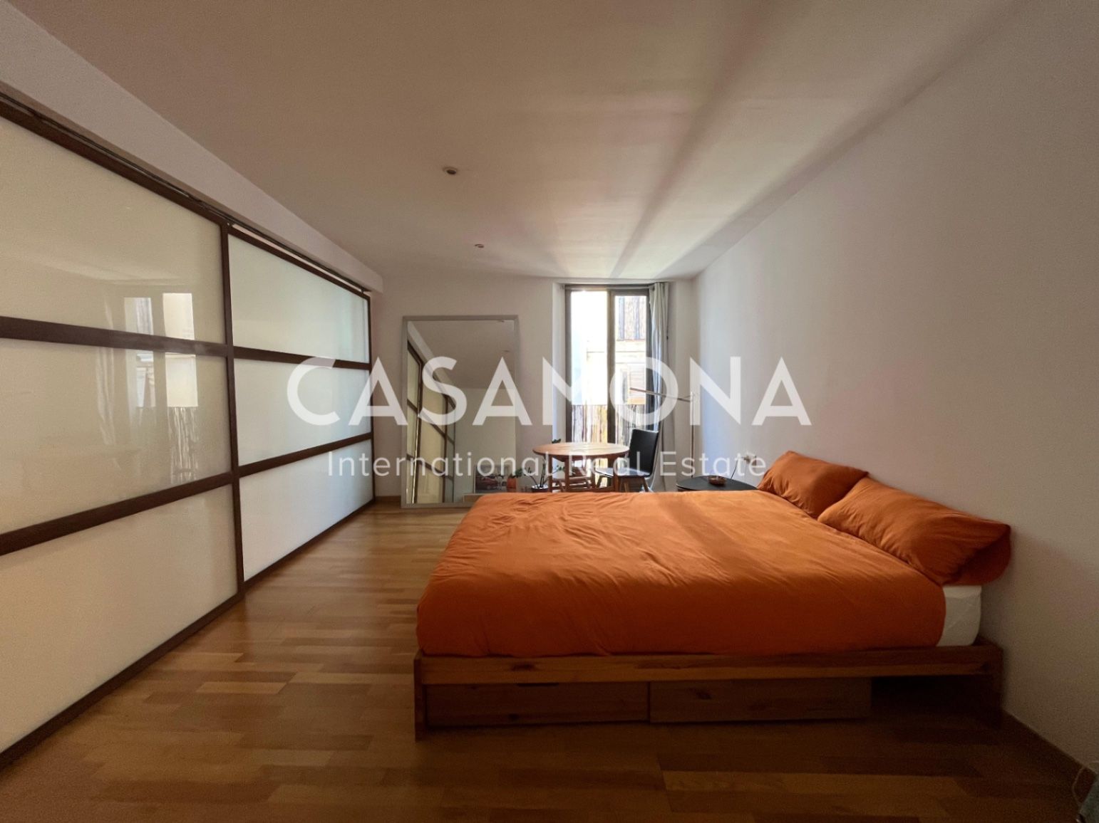 Bedroom of Apartment to rent in  Barcelona Capital  with Air Conditioner, Heating and Furnished