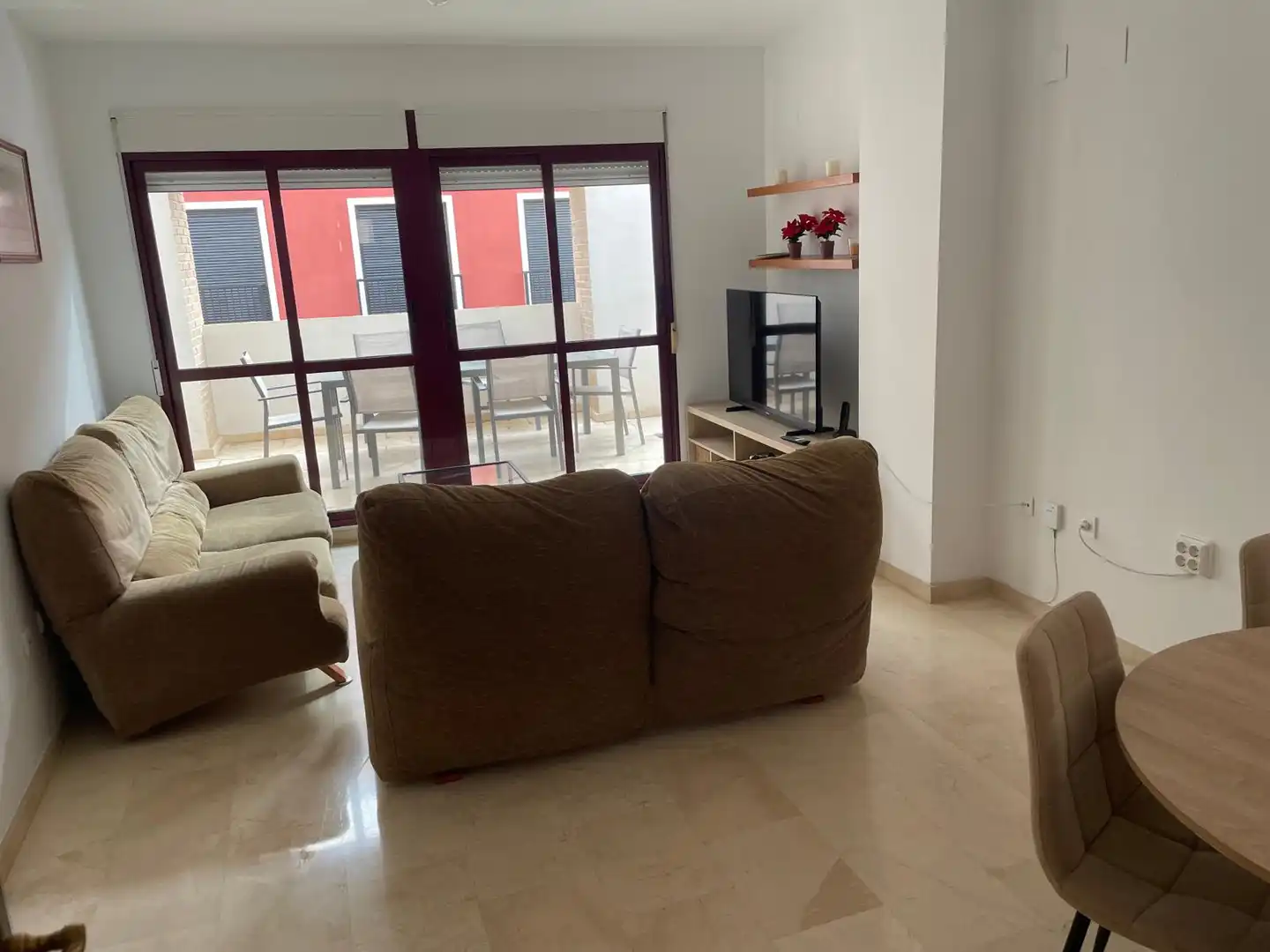 Living room of Attic for rent in Alicante / Alacant  with Air Conditioner, Terrace and Furnished