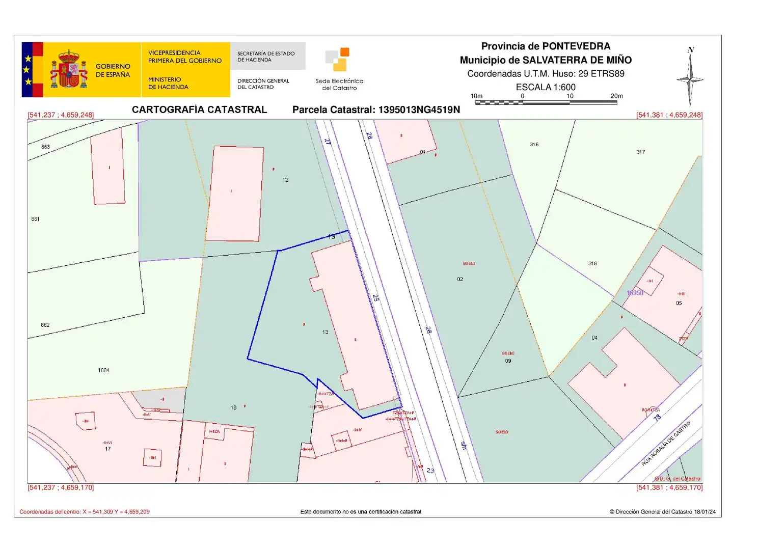 Buildings for sale in Rúa Castelao, Salvaterra de Miño
