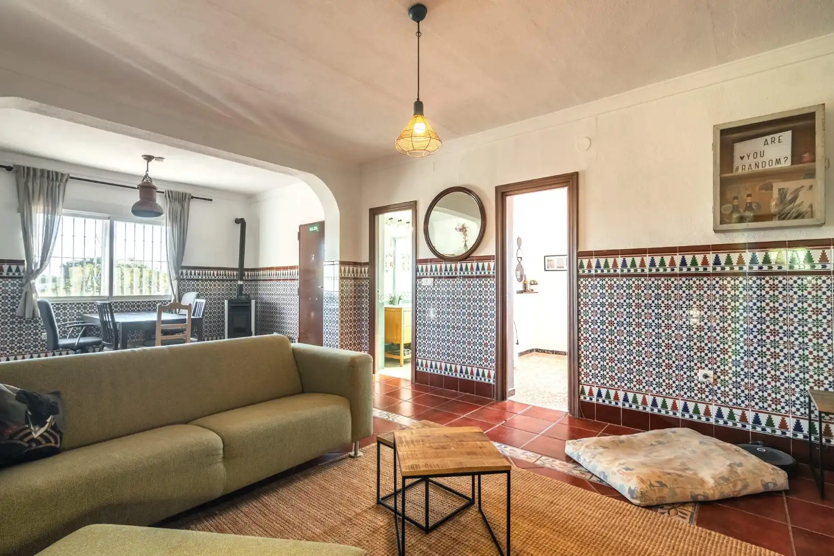 Sala de estar de Finca rústica en venta en Lepe con Calefacción, Jardín privado y Terraza