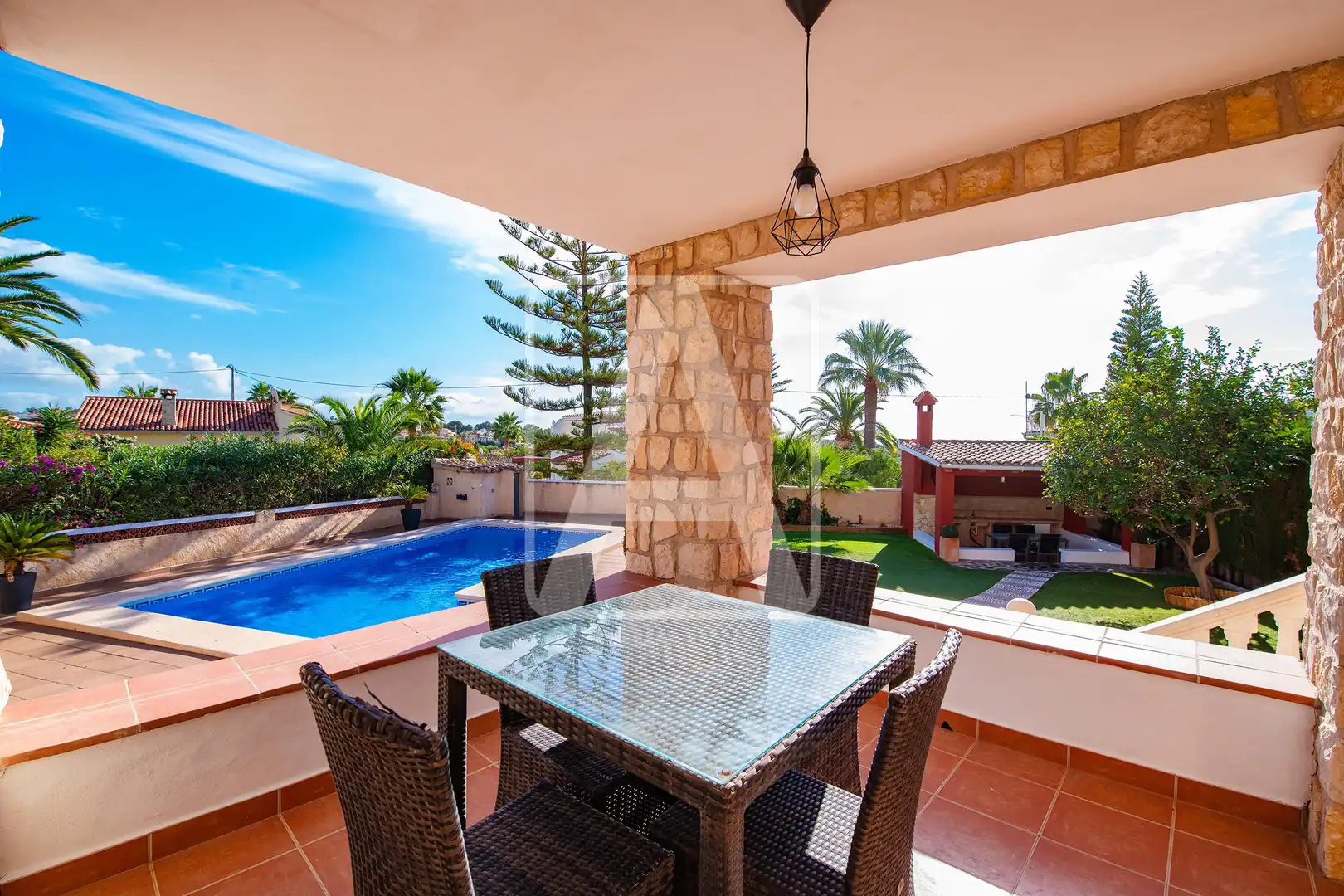 Jardí de Casa o xalet en venda en Calpe / Calp amb Aire condicionat, Calefacció i Jardí privat