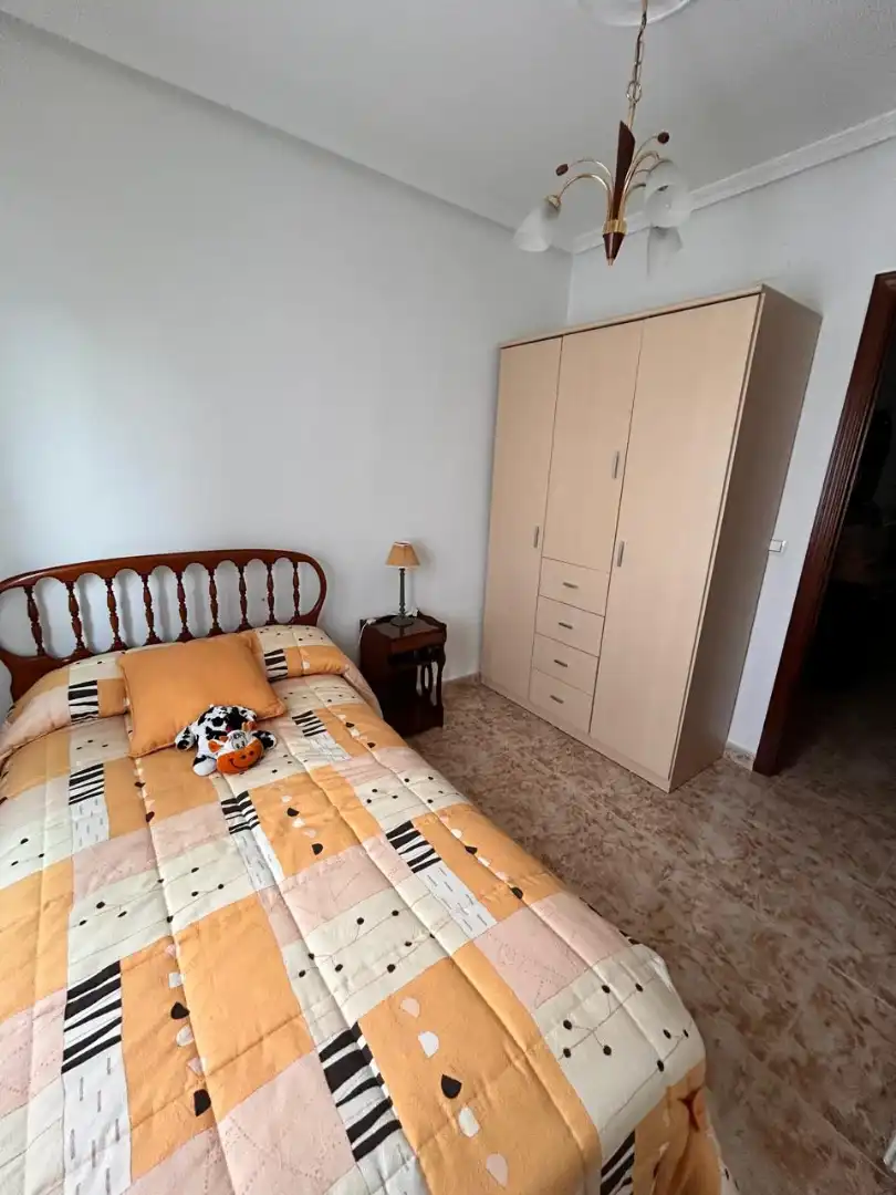 Bedroom of Flat for sale in Aldea del Cano  with Heating, Terrace and Furnished