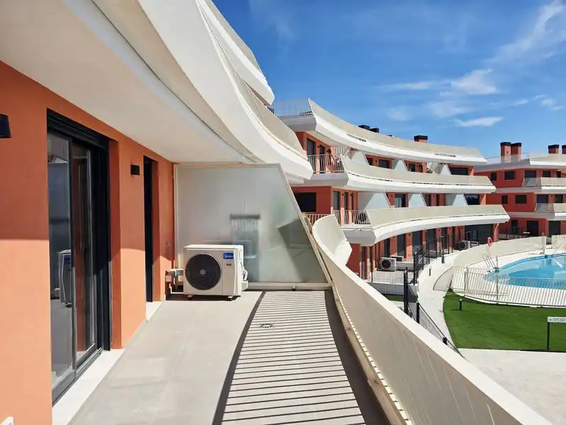 Vista exterior de Apartament de lloguer en Mijas amb Aire condicionat, Calefacció i Terrassa