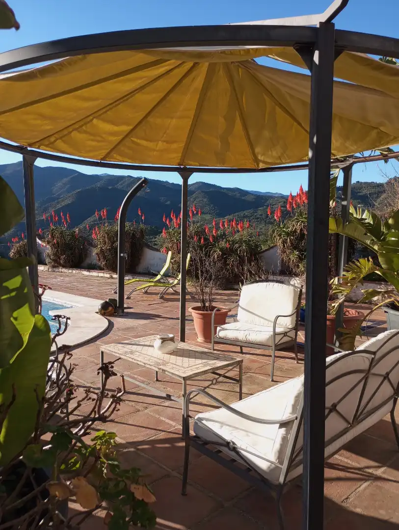 Terrace of Country homes for sale in Monda  with Air Conditioner, Heating and Private garden